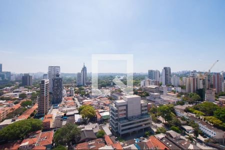 Vista da Varanda de kitnet/studio para alugar com 1 quarto, 30m² em Pinheiros, São Paulo