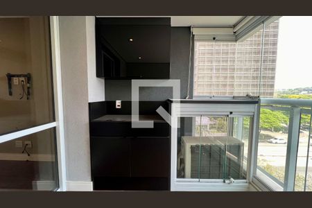 varanda de apartamento para alugar com 1 quarto, 45m² em Pinheiros, São Paulo