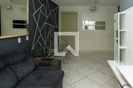 Sala de Estar / Jantar de apartamento à venda com 2 quartos, 52m² em Taquara, Rio de Janeiro