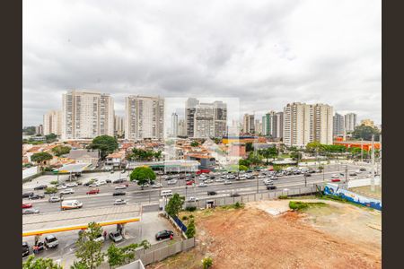 Sala/Cozinha - Vista de apartamento para alugar com 1 quarto, 24m² em Tatuapé, São Paulo