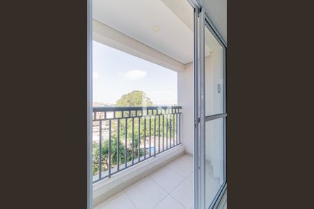 Varanda da Sala de apartamento para alugar com 1 quarto, 38m² em Vila do Castelo, São Paulo