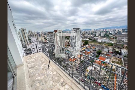 Varanda da Sala de apartamento à venda com 5 quartos, 222m² em Água Branca, São Paulo