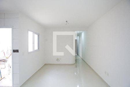 Sala de apartamento à venda com 3 quartos, 85m² em Vila Alzira, Santo André