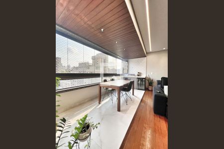 Varanda da Sala de apartamento à venda com 4 quartos, 180m² em Gutierrez, Belo Horizonte