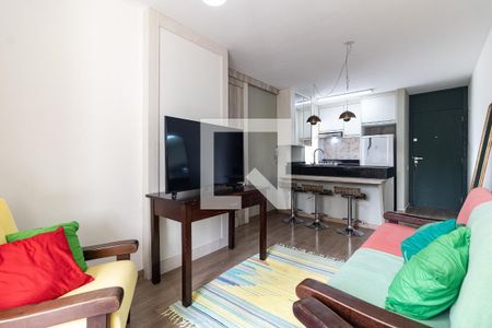 Sala de apartamento à venda com 2 quartos, 49m² em Vila Gumercindo, São Paulo