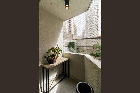 Varanda da Sala de apartamento à venda com 2 quartos, 49m² em Vila Gumercindo, São Paulo