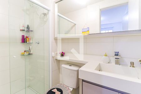 Banheiro de apartamento para alugar com 1 quarto, 32m² em Jardim Caravelas, São Paulo