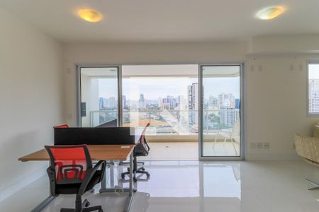 Sala de apartamento para alugar com 3 quartos, 116m² em Jardim das Acacias, São Paulo