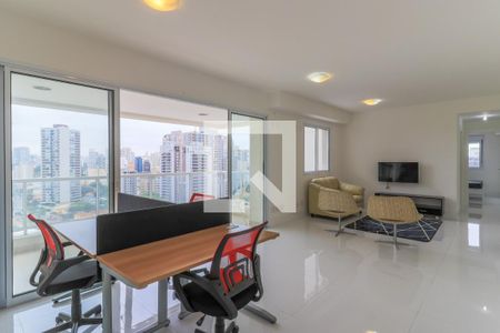 Sala de apartamento para alugar com 3 quartos, 116m² em Jardim das Acacias, São Paulo