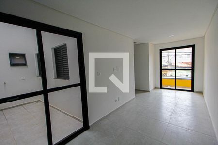 Sala/Cozinha de apartamento para alugar com 3 quartos, 68m² em Vila Apiai, Santo André