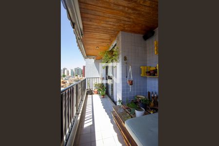 Varanda da Sala de apartamento à venda com 3 quartos, 120m² em Santa Rosa, Niterói