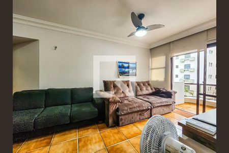 Sala de apartamento para alugar com 3 quartos, 75m² em Loteamento Joao Batista Juliao, Guarujá