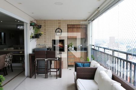 Varanda gourmet de apartamento à venda com 3 quartos, 148m² em Santa Paula, São Caetano do Sul