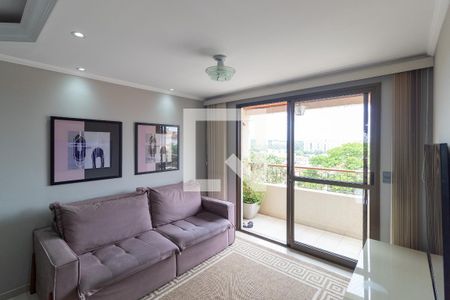 Sala de estar  de apartamento à venda com 3 quartos, 84m² em Jardim Santa Cruz (campo Grande), São Paulo