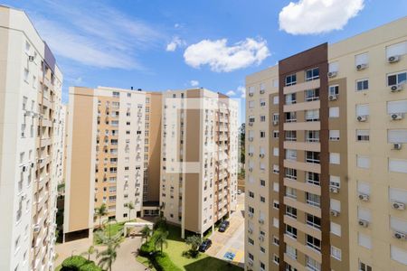 Vista da Sala  de apartamento à venda com 3 quartos, 76m² em Marechal Rondon, Canoas