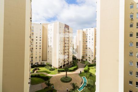 Vista Sala de apartamento à venda com 3 quartos, 76m² em Marechal Rondon, Canoas