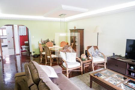 Sala - Sala de Estar - Sala de Jantar de apartamento à venda com 3 quartos, 196m² em Vila Bastos, Santo André