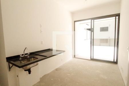 Sala/Cozinha de apartamento à venda com 1 quarto, 69m² em Moema, São Paulo