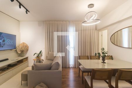 Sala/Sala de Jantar de apartamento para alugar com 3 quartos, 98m² em Loteamento Mogilar, Mogi das Cruzes