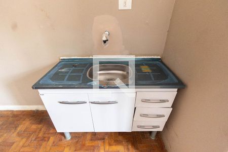 Cozinha de apartamento para alugar com 1 quarto, 18m² em Vila Dom Pedro Ii, São Paulo