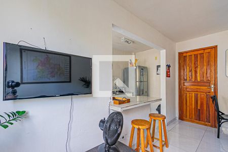 Sala de apartamento para alugar com 2 quartos, 46m² em Coqueiros, Florianópolis