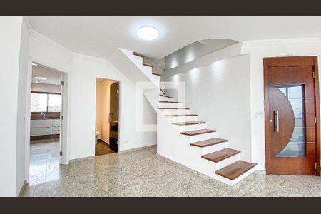 Sala - Sala de Jantar - Sala de Estar de apartamento à venda com 3 quartos, 205m² em Vila Bastos, Santo André