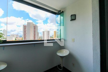 Varanda da Sala de apartamento para alugar com 3 quartos, 62m² em Maranhão, São Paulo