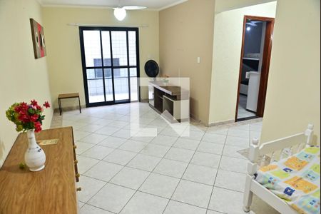 Sala de apartamento para alugar com 1 quarto, 80m² em Ocian, Praia Grande