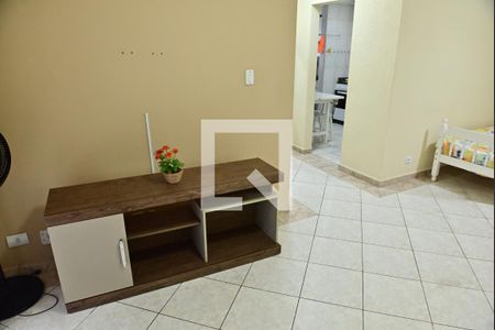 Sala de apartamento para alugar com 1 quarto, 80m² em Ocian, Praia Grande