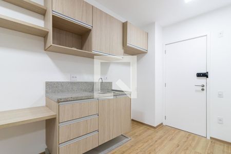 Cozinha de kitnet/studio para alugar com 1 quarto, 31m² em Moema, São Paulo