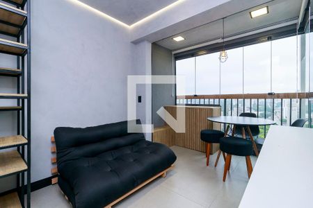 Sala de apartamento para alugar com 1 quarto, 28m² em Brooklin Paulista, São Paulo