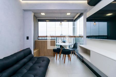 Sala de apartamento para alugar com 1 quarto, 28m² em Brooklin Paulista, São Paulo