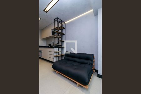 Sala de apartamento à venda com 1 quarto, 28m² em Brooklin Paulista, São Paulo