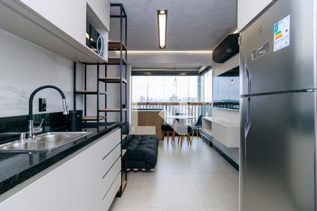 Sala de apartamento à venda com 1 quarto, 28m² em Brooklin Paulista, São Paulo