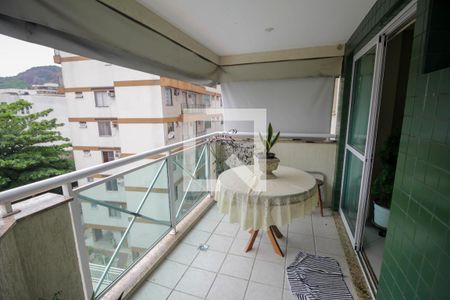 Varanda de apartamento à venda com 3 quartos, 112m² em Botafogo, Rio de Janeiro