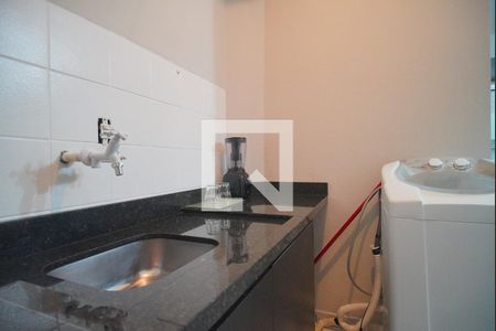 Cozinha de kitnet/studio à venda com 1 quarto, 25m² em Centro, São Leopoldo