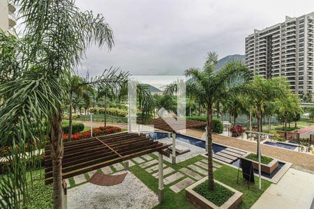 Varanda - vista de apartamento à venda com 3 quartos, 122m² em Barra da Tijuca, Rio de Janeiro