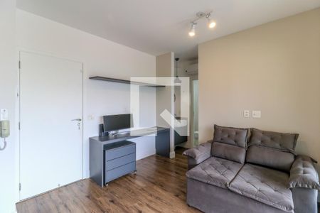 Sala/Cozinha de apartamento para alugar com 1 quarto, 38m² em Cidade Monções, São Paulo