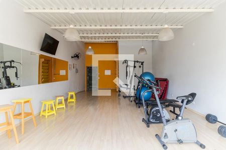 Studio para alugar com 36m², 1 quarto e sem vaga Studio para alugar com 36m², 1 quarto e sem vagaÁrea Comum - Academia