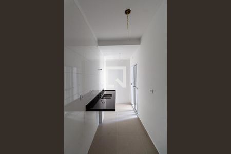 Sala e Cozinha Integrada  de apartamento à venda com 1 quarto, 31m² em Cidade Antônio Estêvão de Carvalho, São Paulo