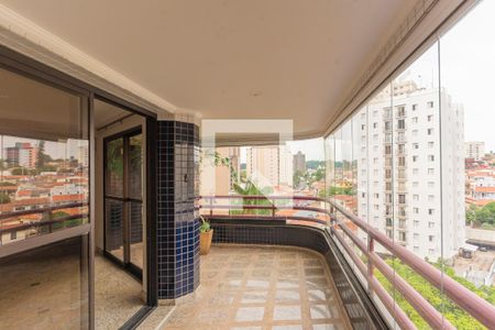 Sacada da Sala de apartamento à venda com 4 quartos, 260m² em Jardim Paraíso, Campinas