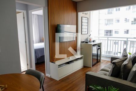 sala de apartamento à venda com 2 quartos, 46m² em Padroeira, Osasco