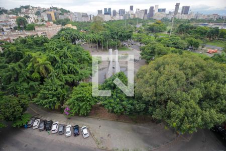 Vista do Quarto de kitnet/studio para alugar com 1 quarto, 23m² em Glória, Rio de Janeiro