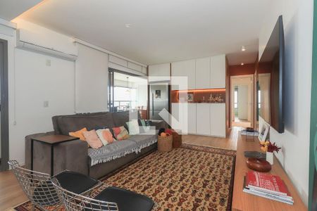 Sala de apartamento à venda com 3 quartos, 108m² em Vila Dom Pedro I, São Paulo