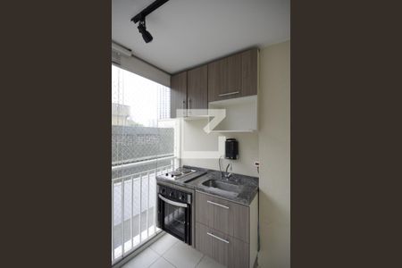 varanda/ cozinha de kitnet/studio para alugar com 1 quarto, 34m² em Ipiranga, São Paulo