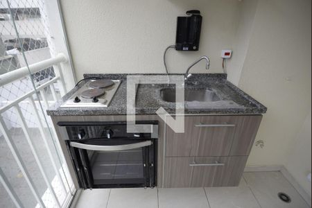 Varanda/ cozinha de kitnet/studio para alugar com 1 quarto, 34m² em Ipiranga, São Paulo