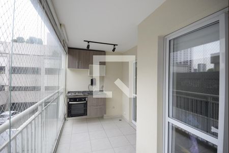 Varanda/ cozinha de kitnet/studio para alugar com 1 quarto, 34m² em Ipiranga, São Paulo