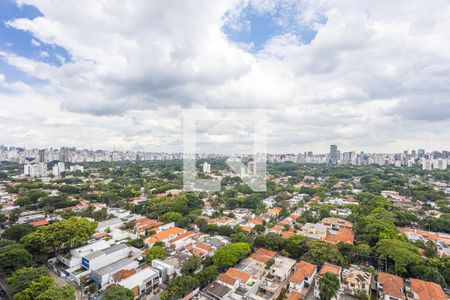 Vista da Varanda de apartamento à venda com 1 quarto, 66m² em Pinheiros, São Paulo