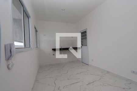 Sala/Cozinha de apartamento para alugar com 1 quarto, 39m² em Chácara Mafalda, São Paulo