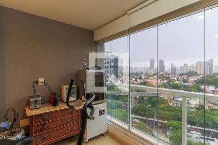 Varanda de kitnet/studio à venda com 1 quarto, 44m² em Brooklin, São Paulo